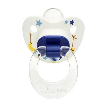 پستانک ارتودنسی تمام چاپ وکیوم سایز 3 (کد 835) وی بیبی Wee baby